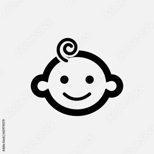 Baby Icon. Infant Symbol - Vector. 