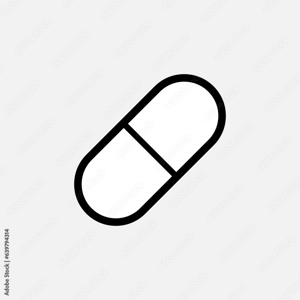 Capsules Icon - Vector, Sign and Symbol for Design, Presentation, Website or Apps Elements Capsules Icon - Vector, Sign and Symbol for Design, Presentation, Website or Apps Elements