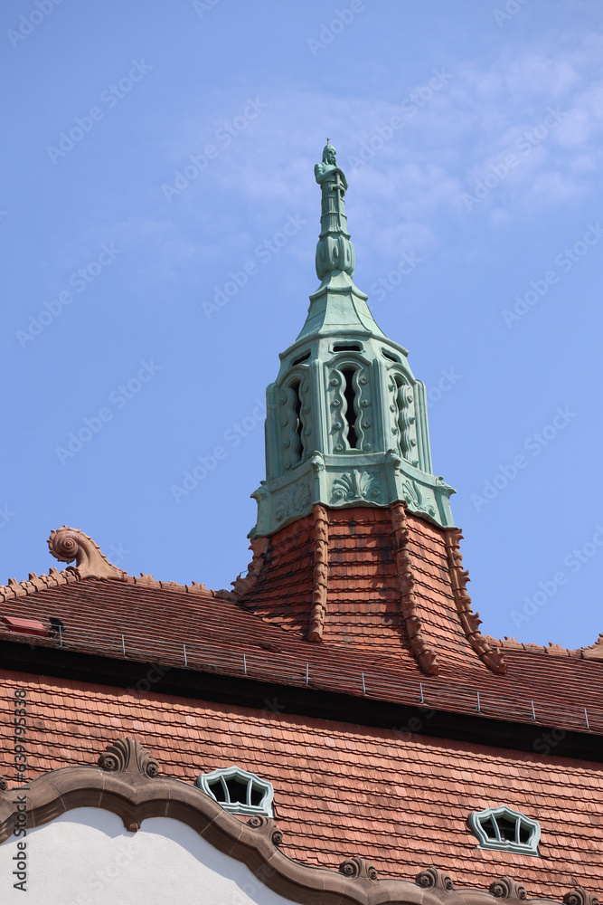 Fototapeta premium Roof of the county hall building