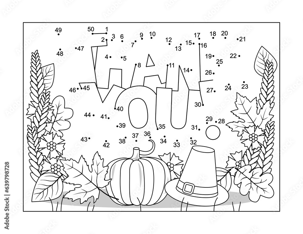 Thanksgiving Day Holiday Themed Dot to dot Or Connect The Dots Else Thanksgiving Day Holiday Themed Dot to dot Or Connect The Dots Else