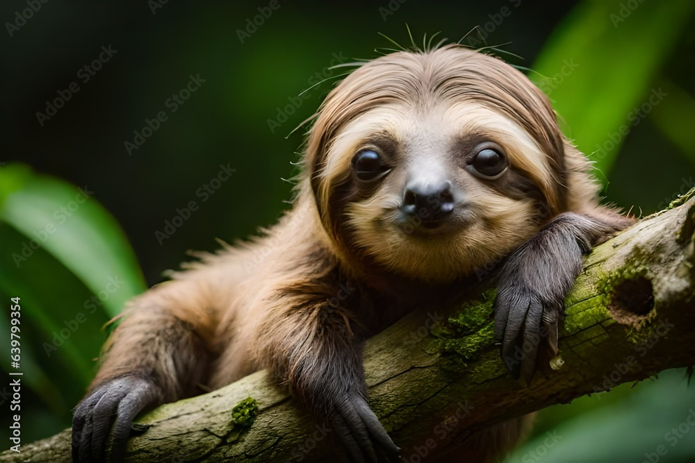 Fototapeta premium squirrel on tree