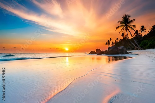caribbean  idyllic  palm  panorama  paradise  relax  relaxation  resort  seascape  sunrise  tranquil  tropic  wave  clear  sand  coconut  hot  island  ocean  sun  tropical  beauty  blue  cana  cloud