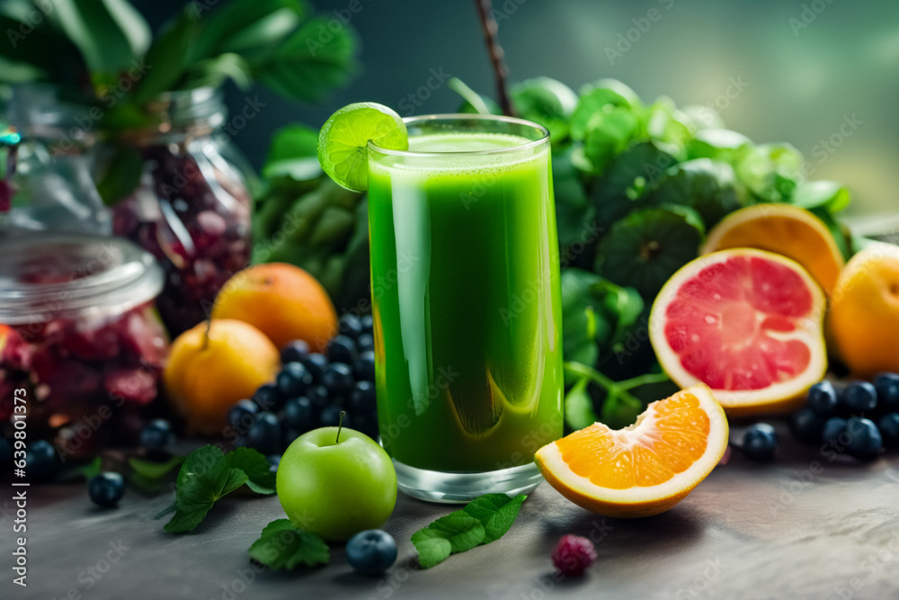 Succo di frutta alla mela verde Succo di frutta alla mela verde