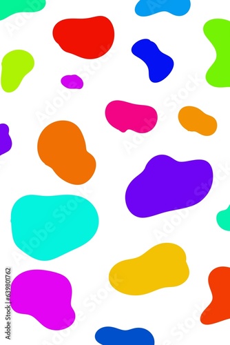 set of colorful splashes