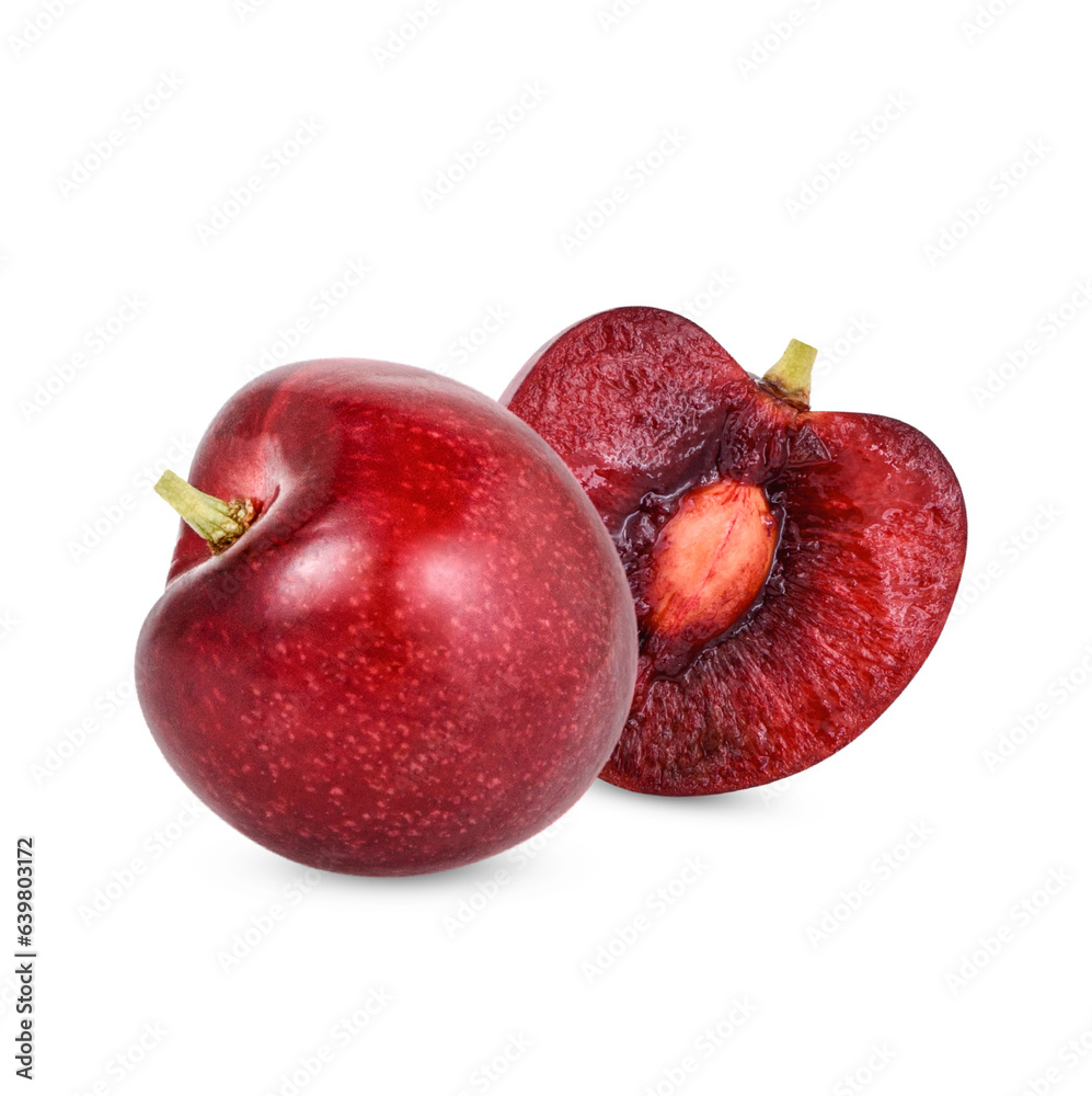 Cherry isolated on transparent background (.PNG)