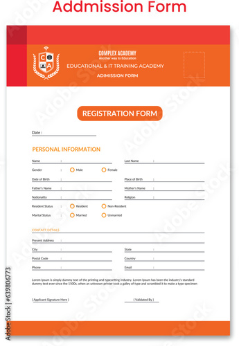 	
Professional creative letterhead design vector template for your business