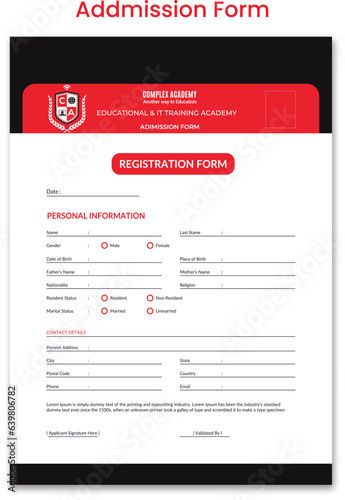 	
Professional creative letterhead design vector template for your business