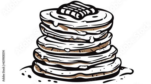 Delectable Pancake Image. Explore Fluffy and Golden Breakfast Delights in Exquisite Detail