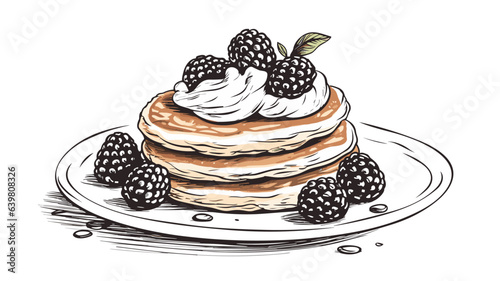 Delectable Pancake Image. Explore Fluffy and Golden Breakfast Delights in Exquisite Detail