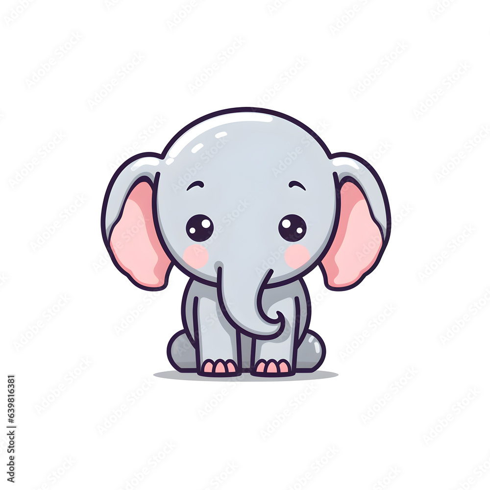 Fototapeta premium elephant cartoon