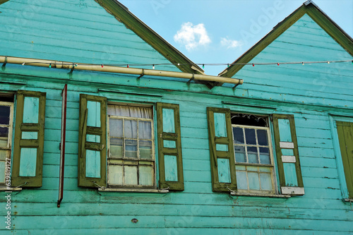 Häuser auf der Insel Antigua