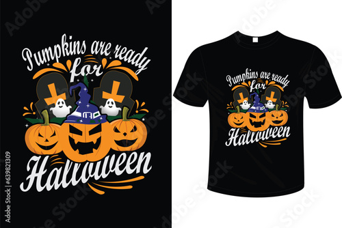 Halloween t-shirt design, vector. illustration