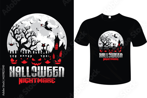Halloween t-shirt design, vector. illustration