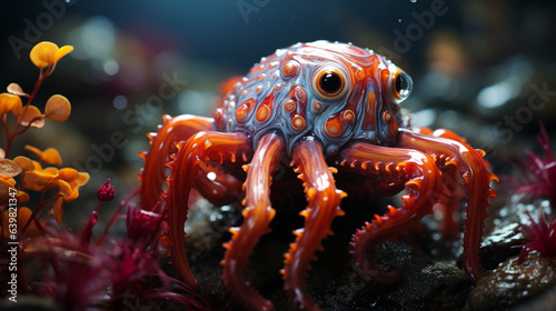 octopus in aquarium © bash