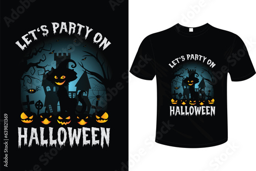 Halloween t-shirt design, vector. illustration