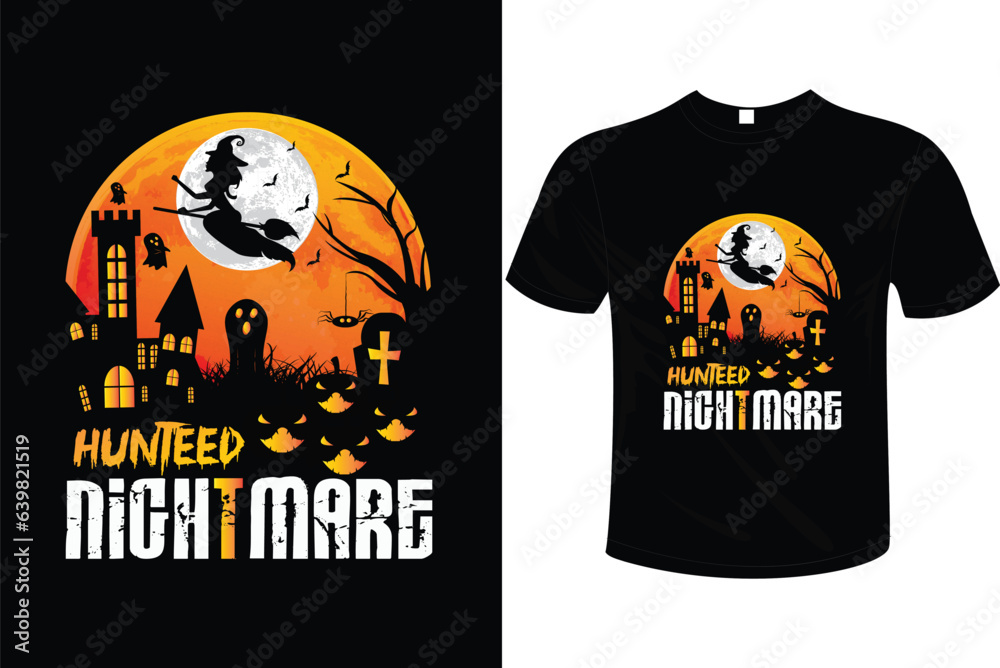 Halloween t-shirt design, vector. illustration Halloween t-shirt design, vector. illustration