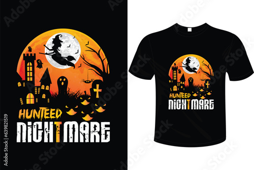 Halloween t-shirt design, vector. illustration