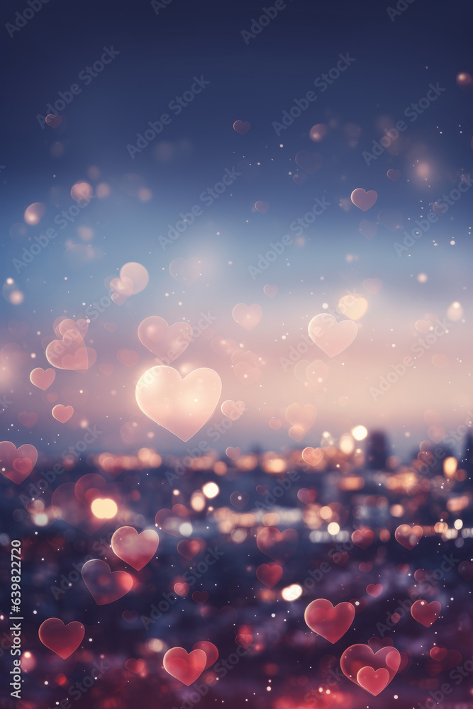 Valentin love heart background design Valentin love heart background design