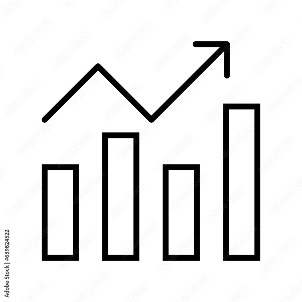 Growth Icon, Success icon, bar graph icon Growth Icon, Success icon, bar graph icon