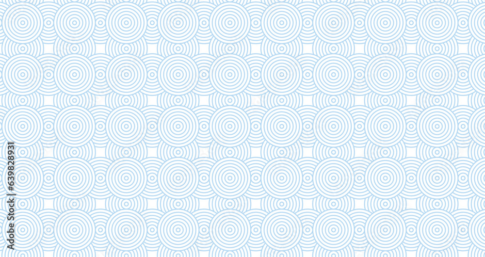 Simple geometric vector seamless pattern with blue sky embroidery motifs line texture on white background. Light modern simple wallpaper, bright tile backdrop, monochrome graphic element