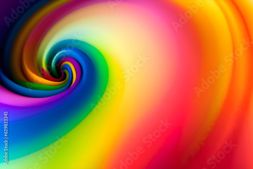 abstract colorful background swirled colors - generative ai © Martin