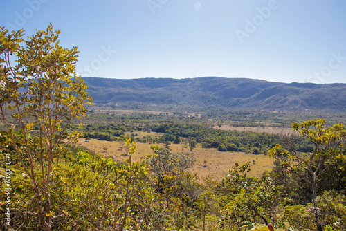 Beautiful Savannah Landscape in center of Brazil.