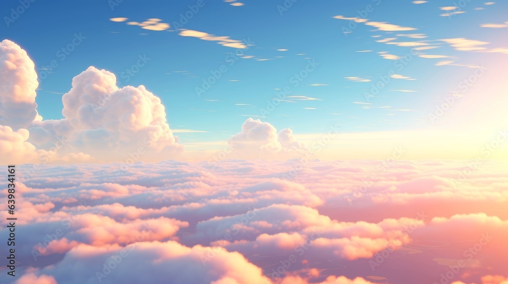 Aerial view White clouds in sky. Top. View from drone. Aerial bird's eye. Aerial top view cloudscape. Sky background Aerial view White clouds in sky. Top. View from drone. Aerial bird's eye. Aerial top view cloudscape. Sky background