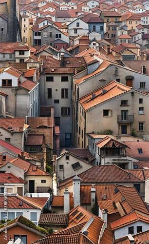 old houses in Italy background