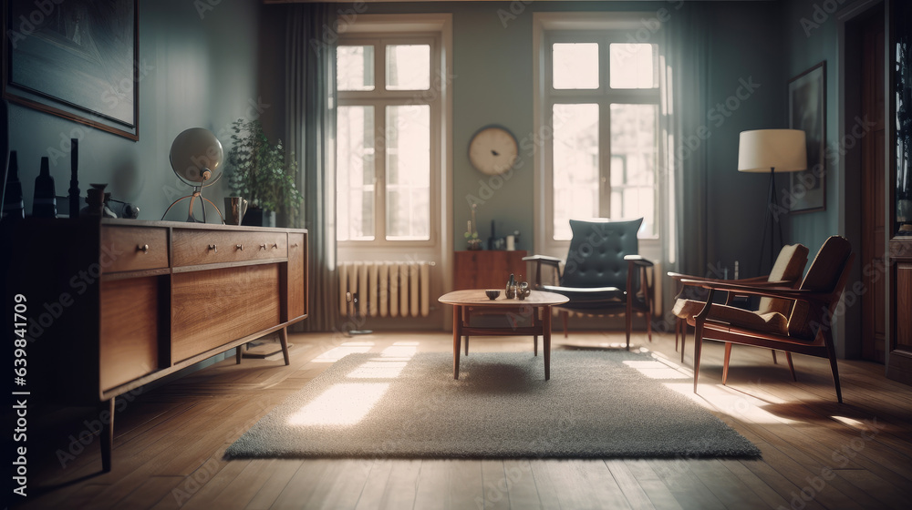 Danish design interior. Danish design interior.