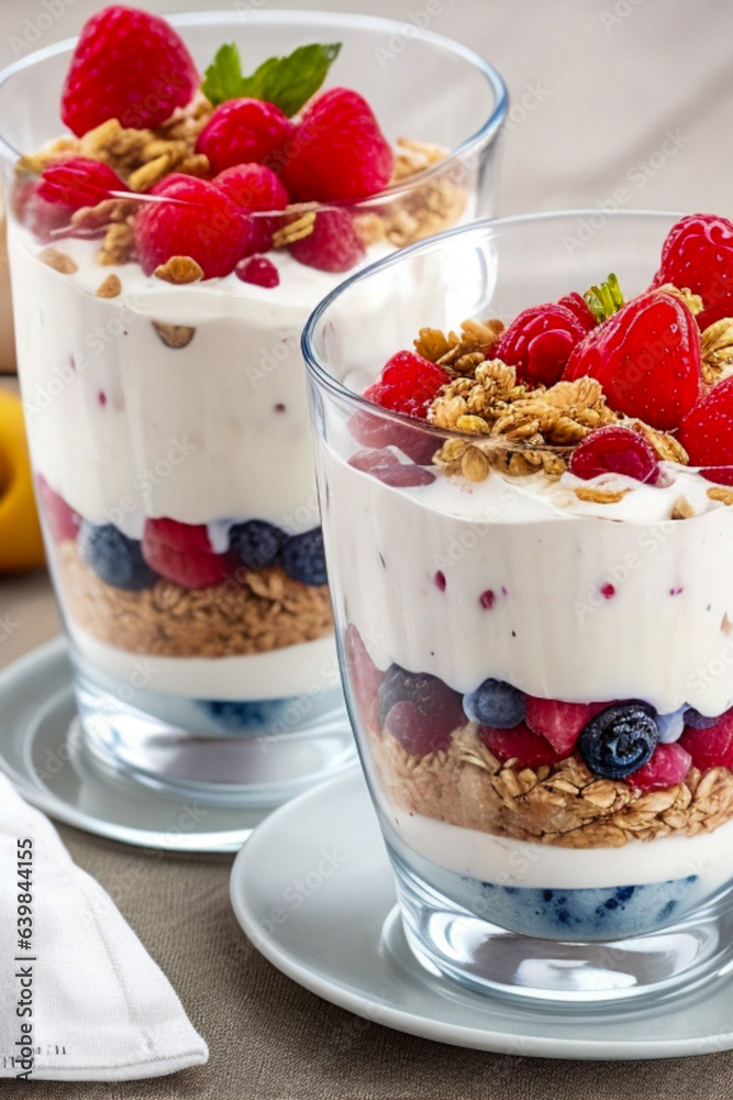 Wholesome Yogurt Shake Infused with Fresh Fruits and Nutty Cereals Wholesome Yogurt Shake Infused with Fresh Fruits and Nutty Cereals