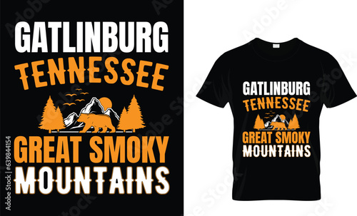 Gatlinburg... T-Shirt Design vector