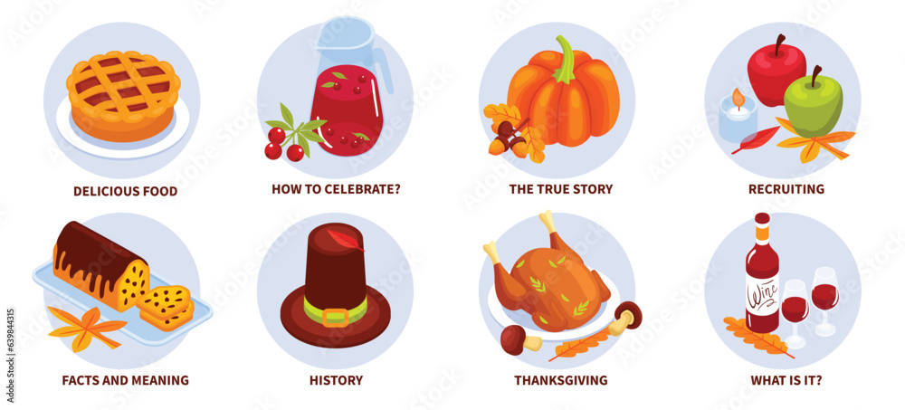 Thanksgiving Isometric Compositions