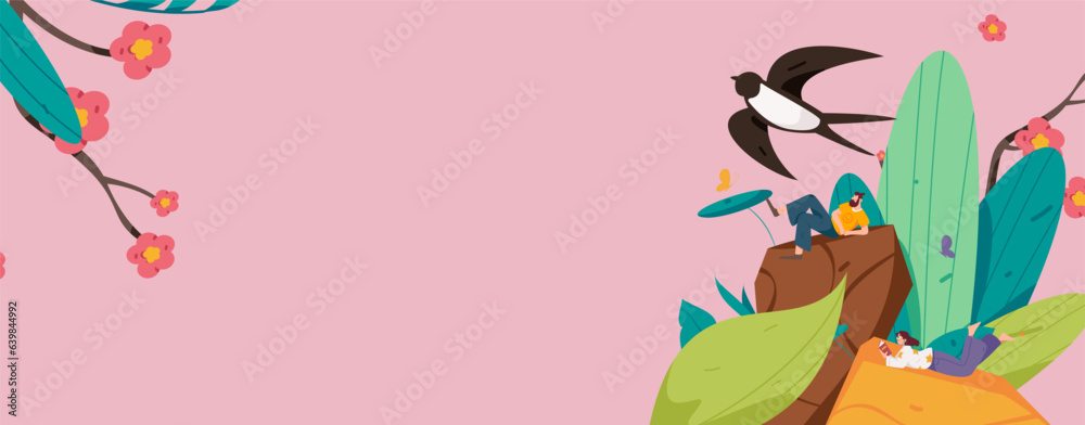 24 solar terms, beginning of spring, rain, stung, spring breeze, qingming, valley rain, flat character vector concept, operation, hand-painted illustration
24 solar terms, beginning of spring, rain, stung, spring breeze, qingming, valley rain, flat character vector concept, operation, hand-painted illustration