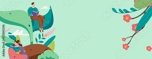 24 solar terms, beginning of spring, rain, stung, spring breeze, qingming, valley rain, flat character vector concept, operation, hand-painted illustration
