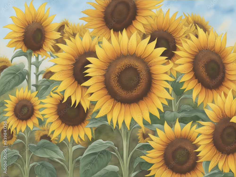 colorful sunflower colorful sunflower