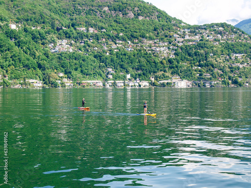 stand-up paddle on lake maggiore