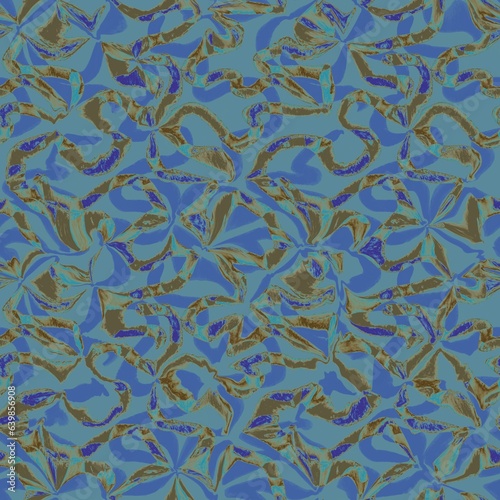 Wallpaper Mural AbstractSeamlessWavesPattern Torontodigital.ca