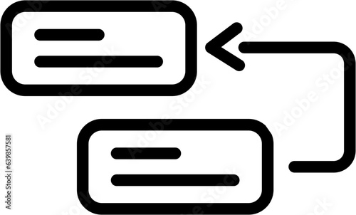 backlog reverse choice outline icon