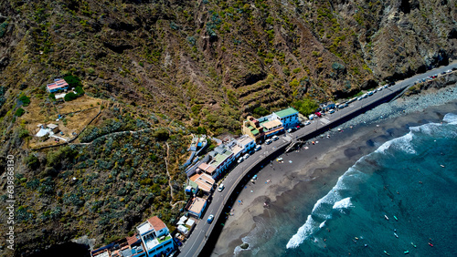 Roques de las Bodegas Tenerife Spain drone photo photo