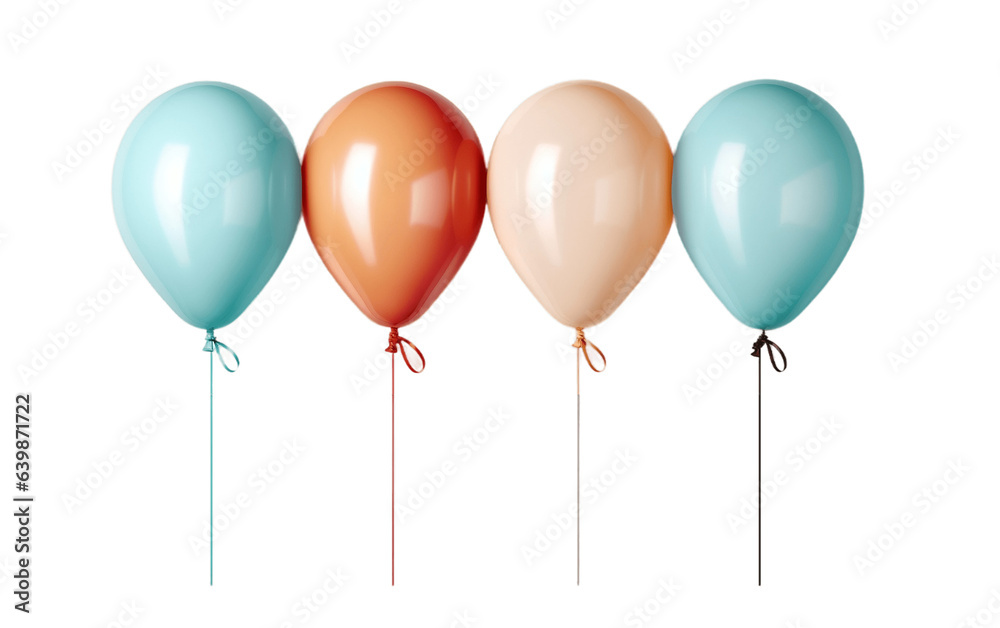 Balloons transparent background, PNG