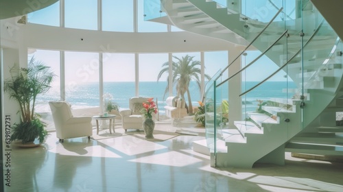 Luxury living room with sea view © Dara