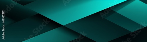 Abstract design backdrop in black, teal, green, and blue. Dark. Form in geometry. Make-believe dimension. Stripes and diagonal lines. Gradient. Glowing; shedding light. a glint of metal. Minimal.