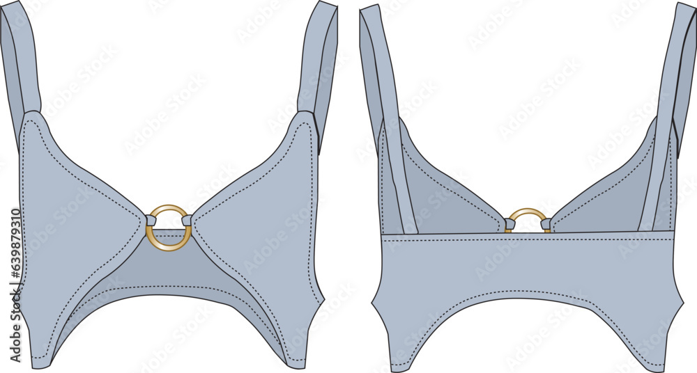 strappy ring detailed crop bra Blouse Template Flat Sketches, Fashion Technical Drawings, Crop Top Technical Drawing,Fashion Templates, Shirt Pattern, Fashion Cad Drawing, Textile Flat Sketch, strappy ring detailed crop bra Blouse Template Flat Sketches, Fashion Technical Drawings, Crop Top Technical Drawing,Fashion Templates, Shirt Pattern, Fashion Cad Drawing, Textile Flat Sketch,