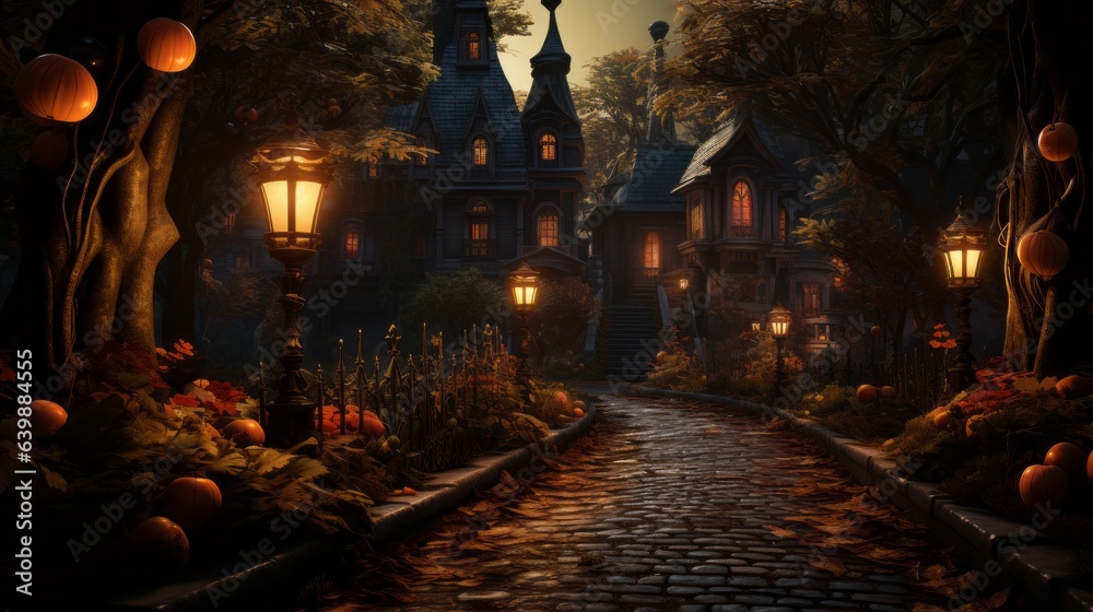 Halloween Evening at the House. Halloween Evening at the House.