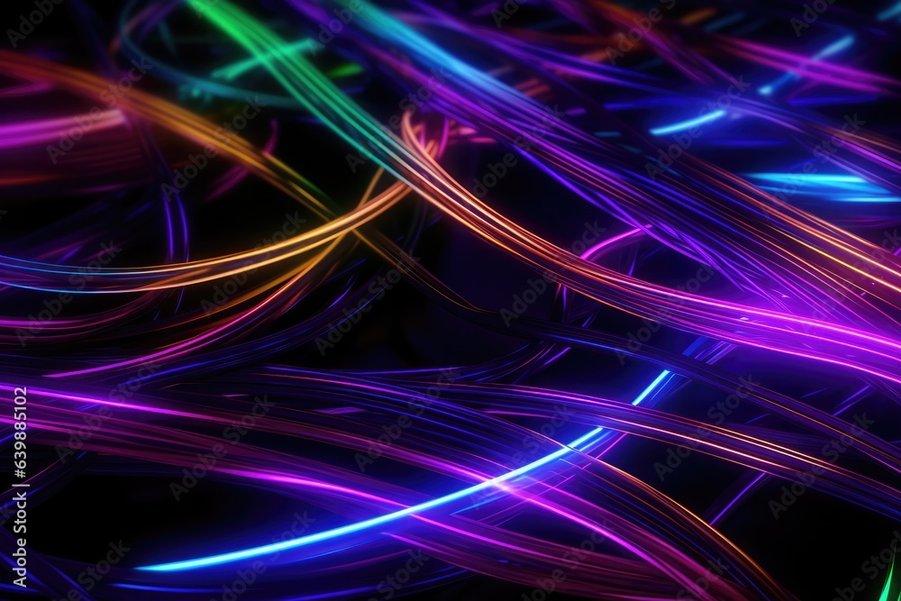 Abstract futuristic technology background. light line design Generative AI Abstract futuristic technology background. light line design Generative AI