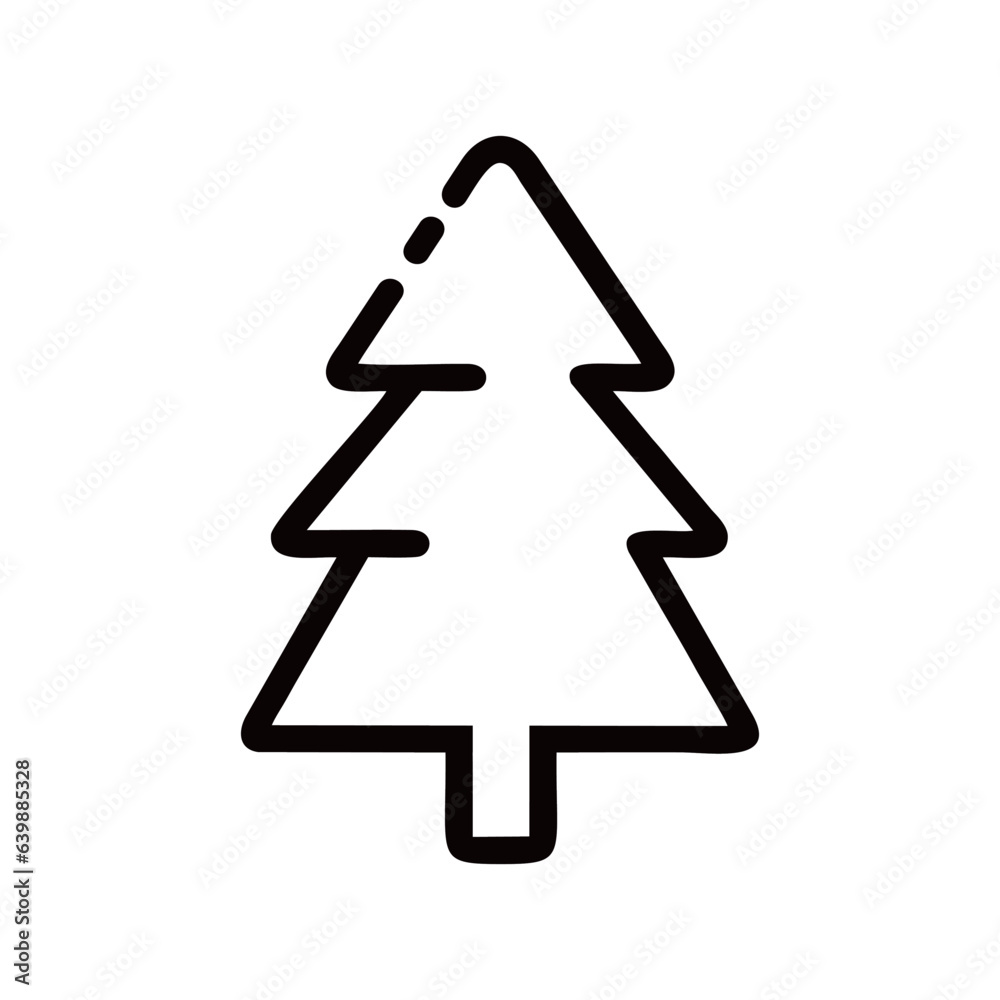 tree pine silhouette, cypress evengreen vector, cedar forest wood illustration, conifer tree logo template, tattoo design, white and black drawing illustration, icon tree template