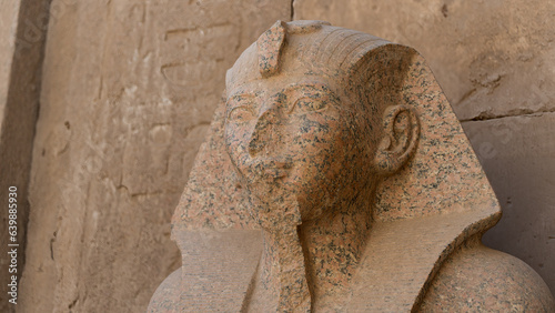 The statue of Thutmose III at Karnak temple