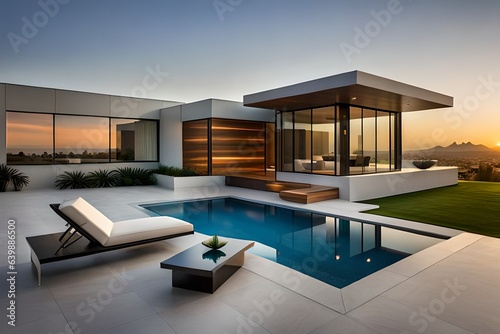 modern house with pool © Urban