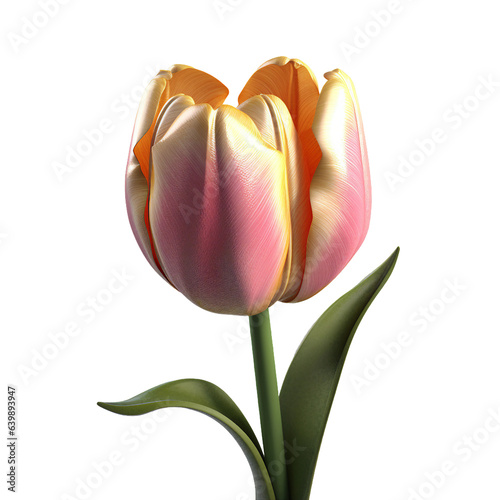 Tulip. transparent background photo