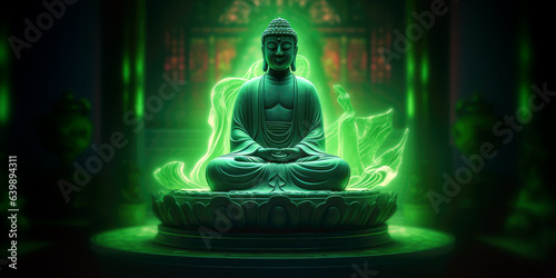 Buddha concept of meditation and relaxation